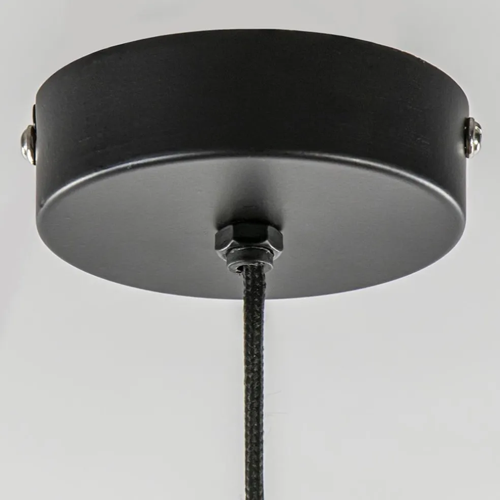 Light and Living hanglamp Namco zwart met antiek brons