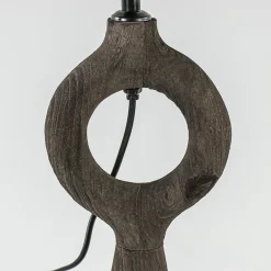 Light and Living lampvoet Sabuli donker bruin hout