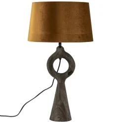 Light and Living lampvoet Sabuli donker bruin hout