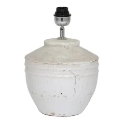 Light and Living lampvoet Toba wit 25x35 cm