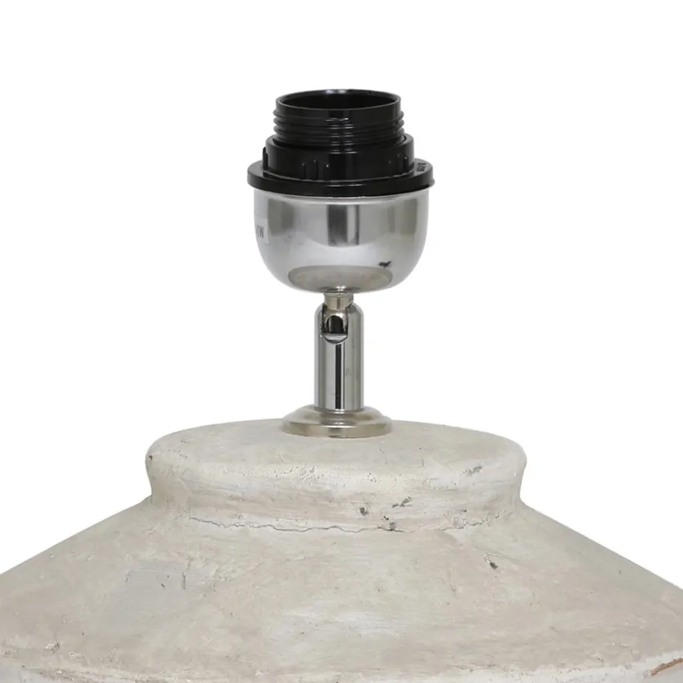 Light and Living lampvoet Toba wit 25x35 cm