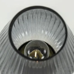 Light and Living tafellamp Tajera op batterij grijs/goud