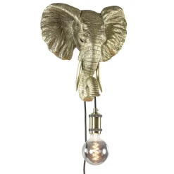 Light and Living wandlamp Elephant licht goud