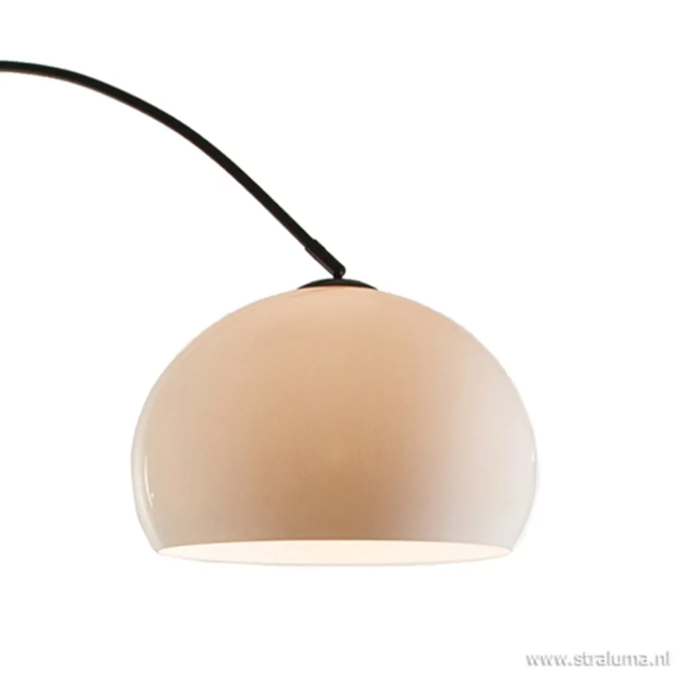 Losse witte kunststof kap voor booglamp