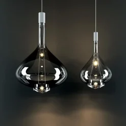 Luxe design hanglamp Sky-Fall chroom glas inclusief LED