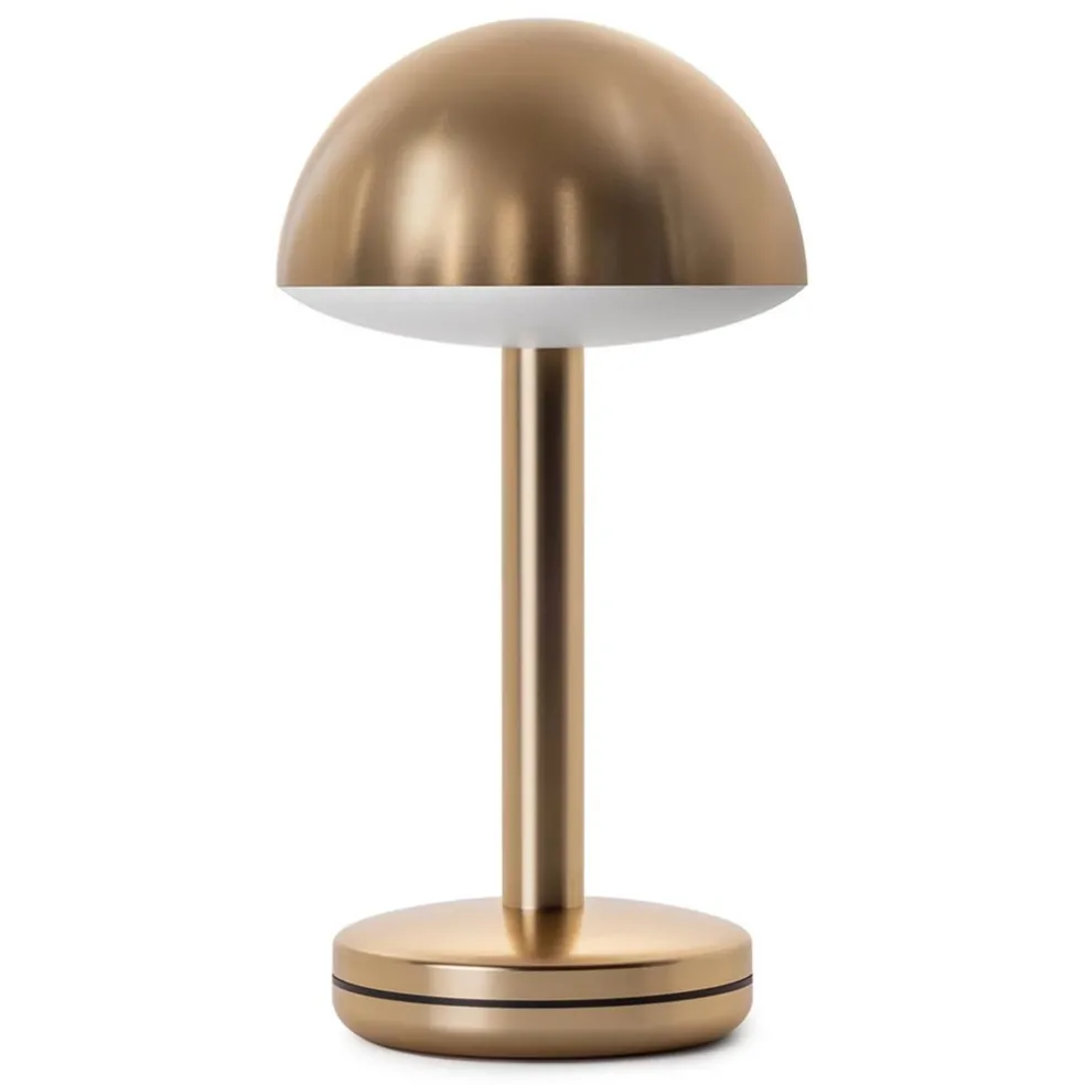 Luxe LED tafellamp oplaadbaar goud dimbaar