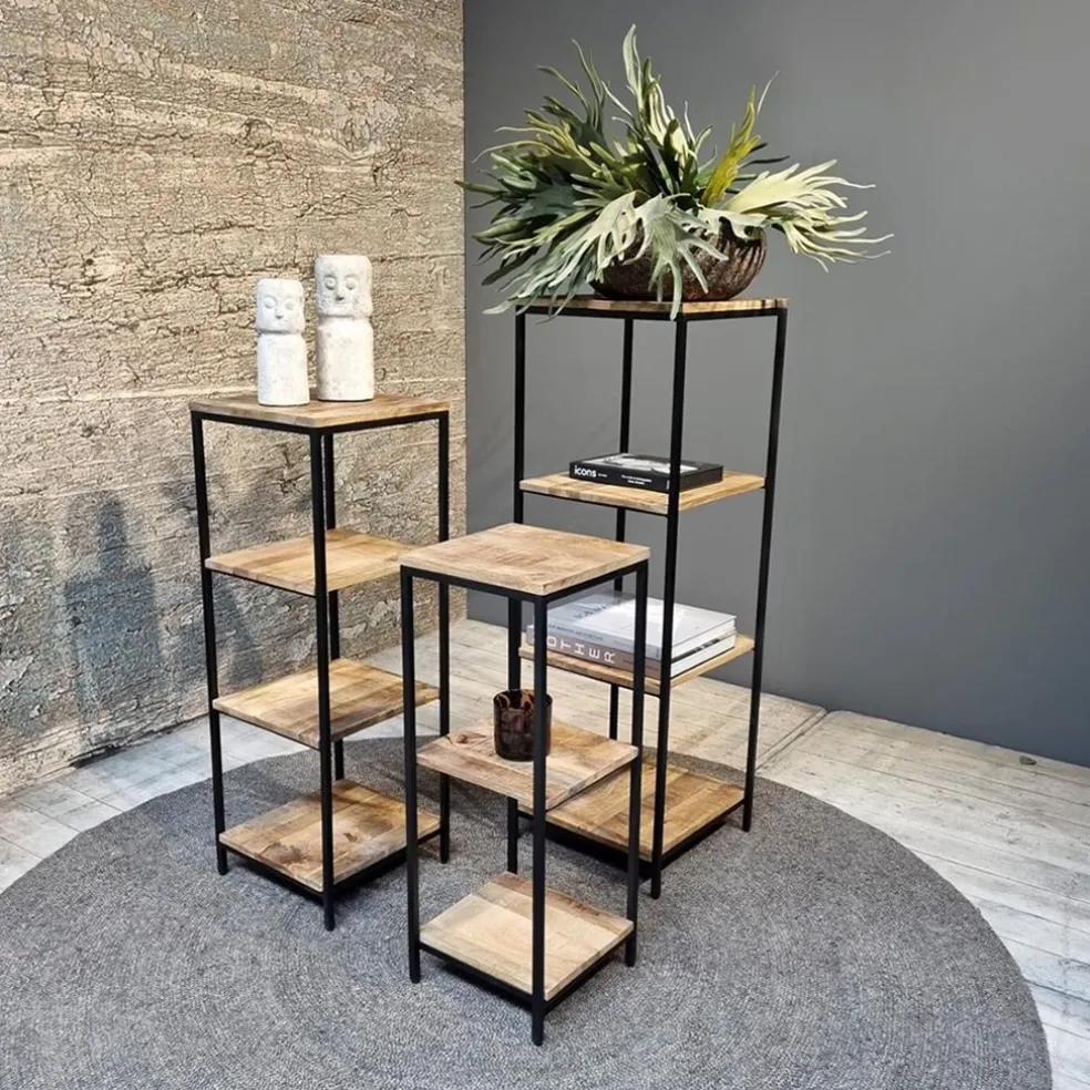 Mango houten kastje 35x35x100 cm