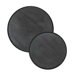 Mango houten koffietafel set van 2 zwart