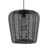Mat zwarte hanglamp Adeta Light and Living