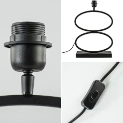 Mat zwarte lampvoet Stelius L&L