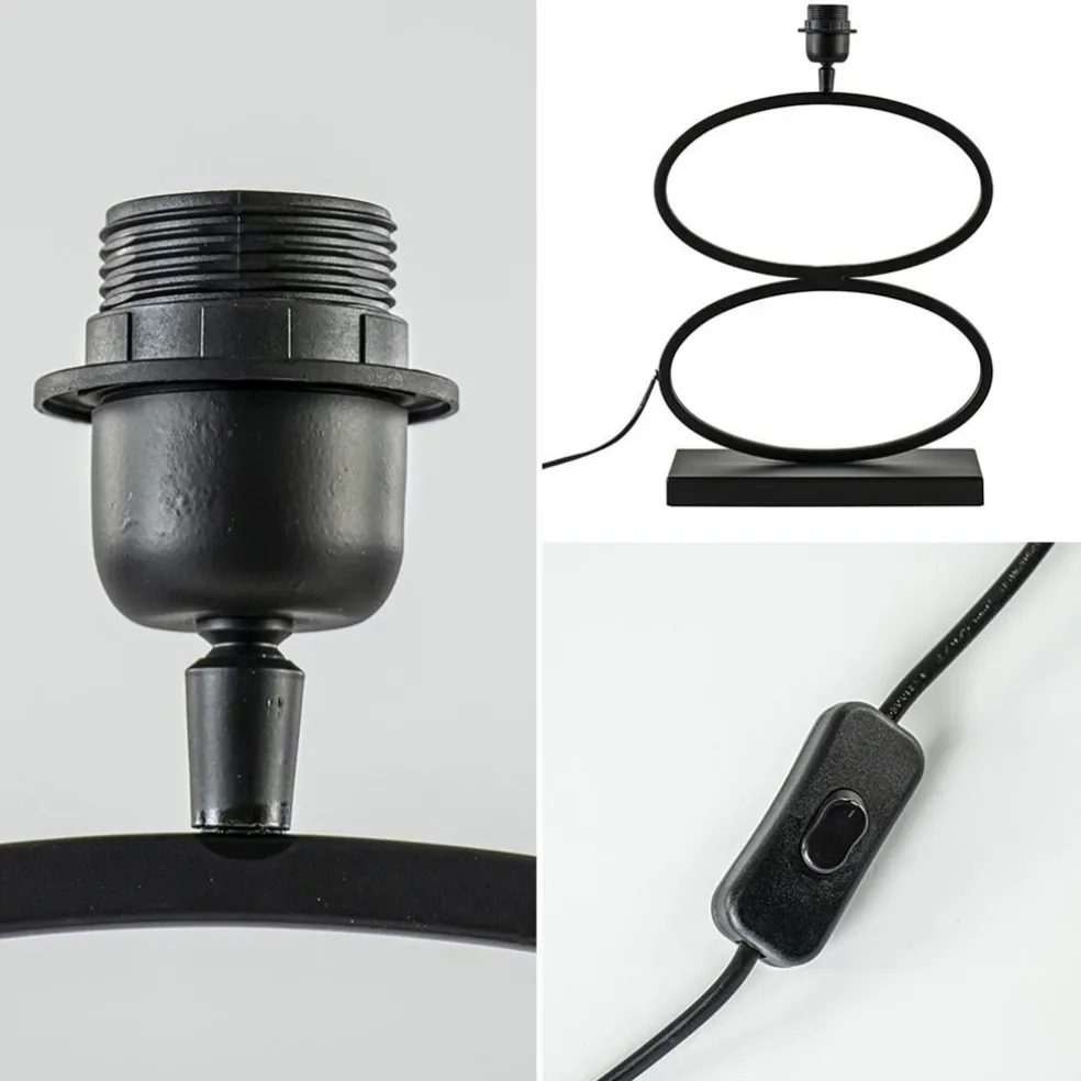 Mat zwarte lampvoet Stelius L&L