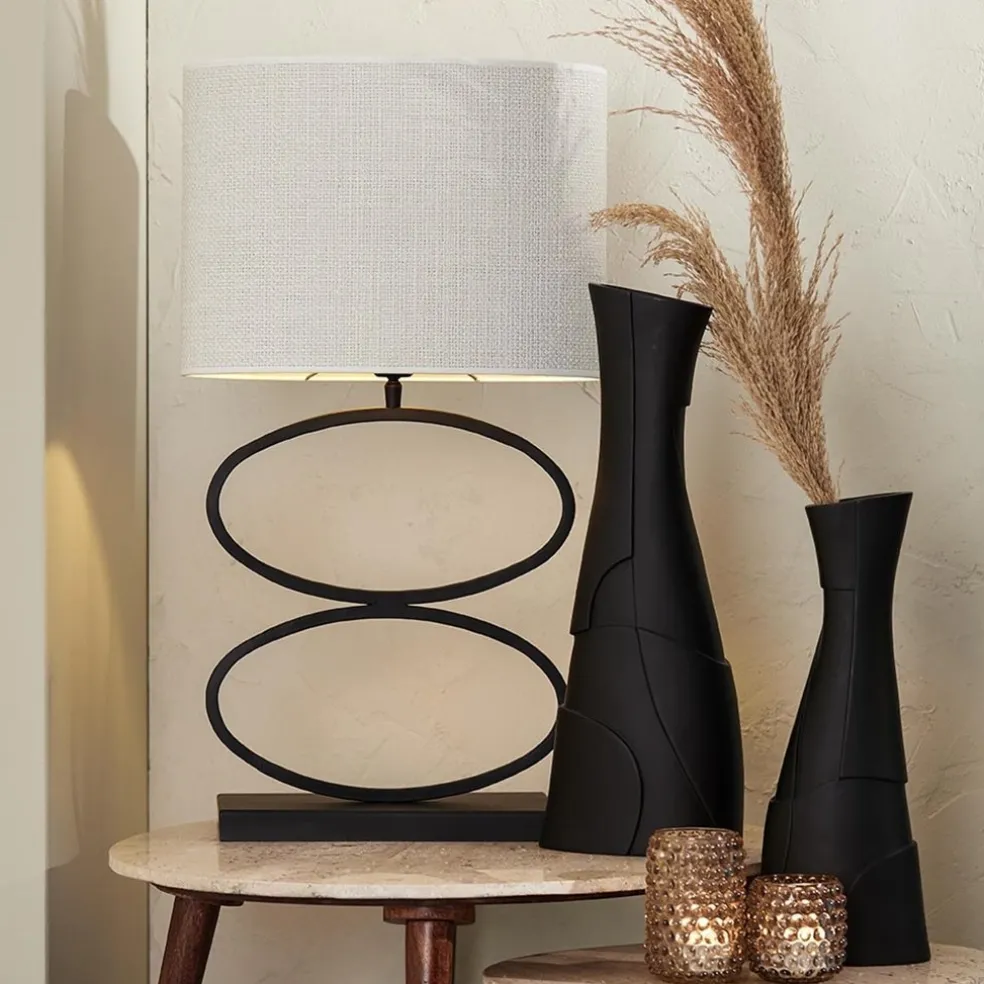 Mat zwarte lampvoet Stelius L&L