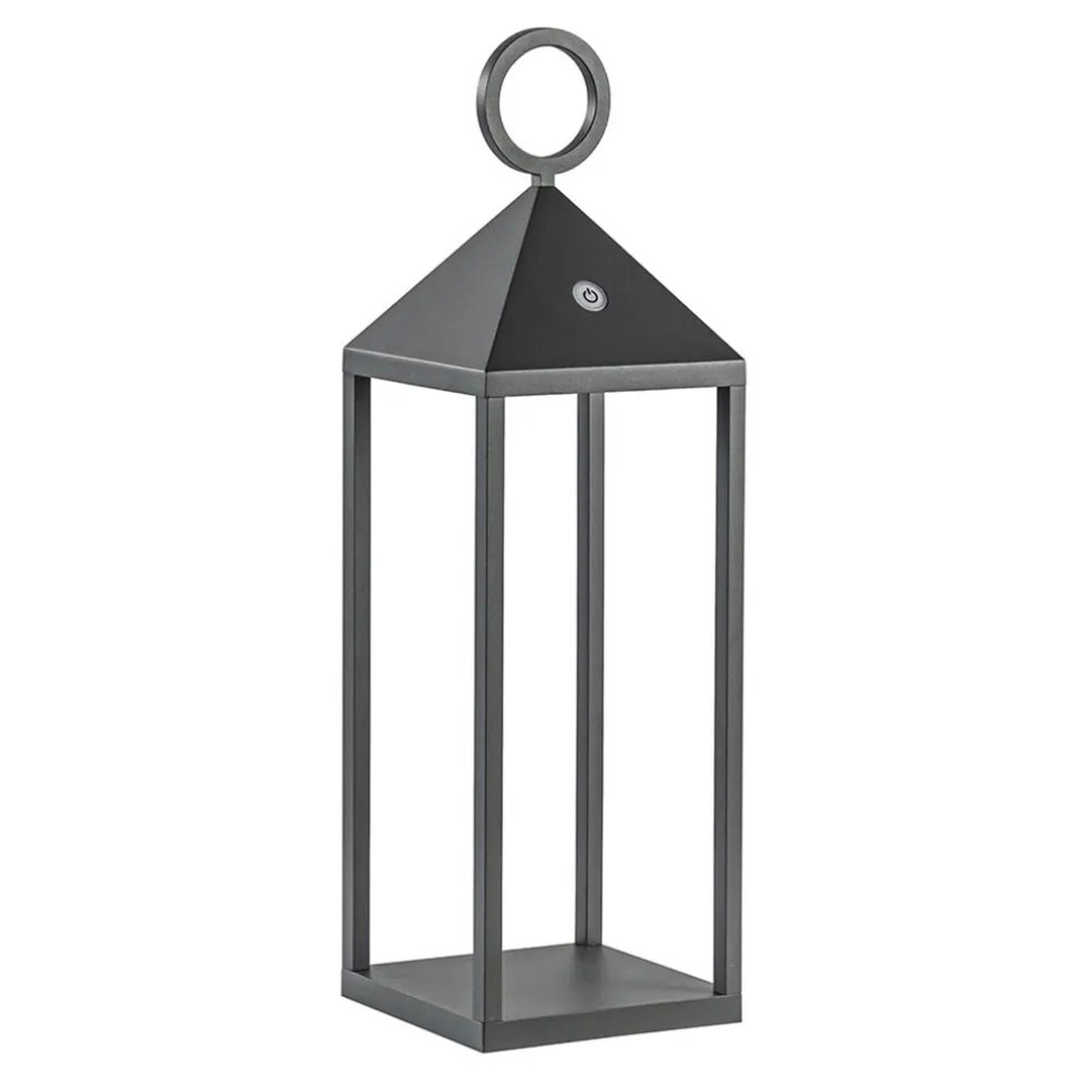 Moderne buitenlamp lantaarn inclusief LED draadloos