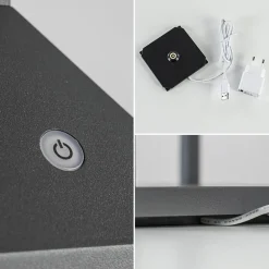 Moderne buitenlamp lantaarn inclusief LED draadloos