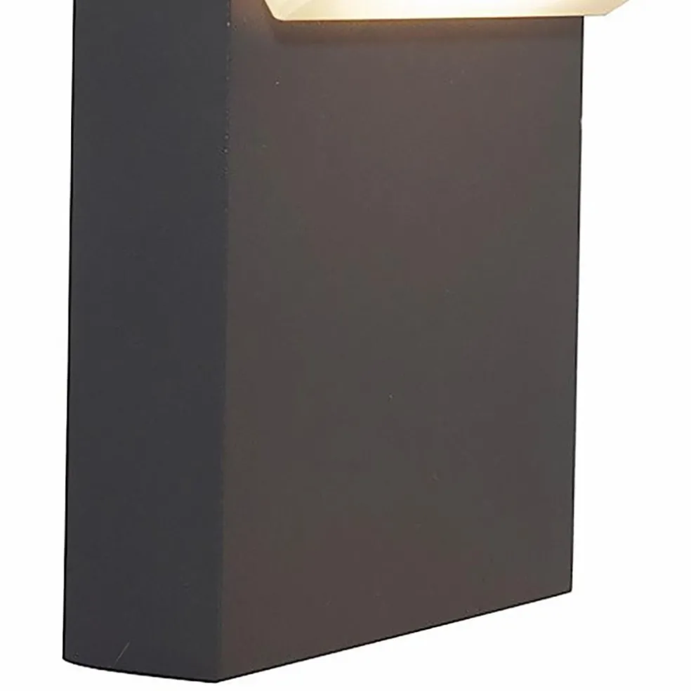Moderne buitenlamp wand inclusief geïntegreerd LED