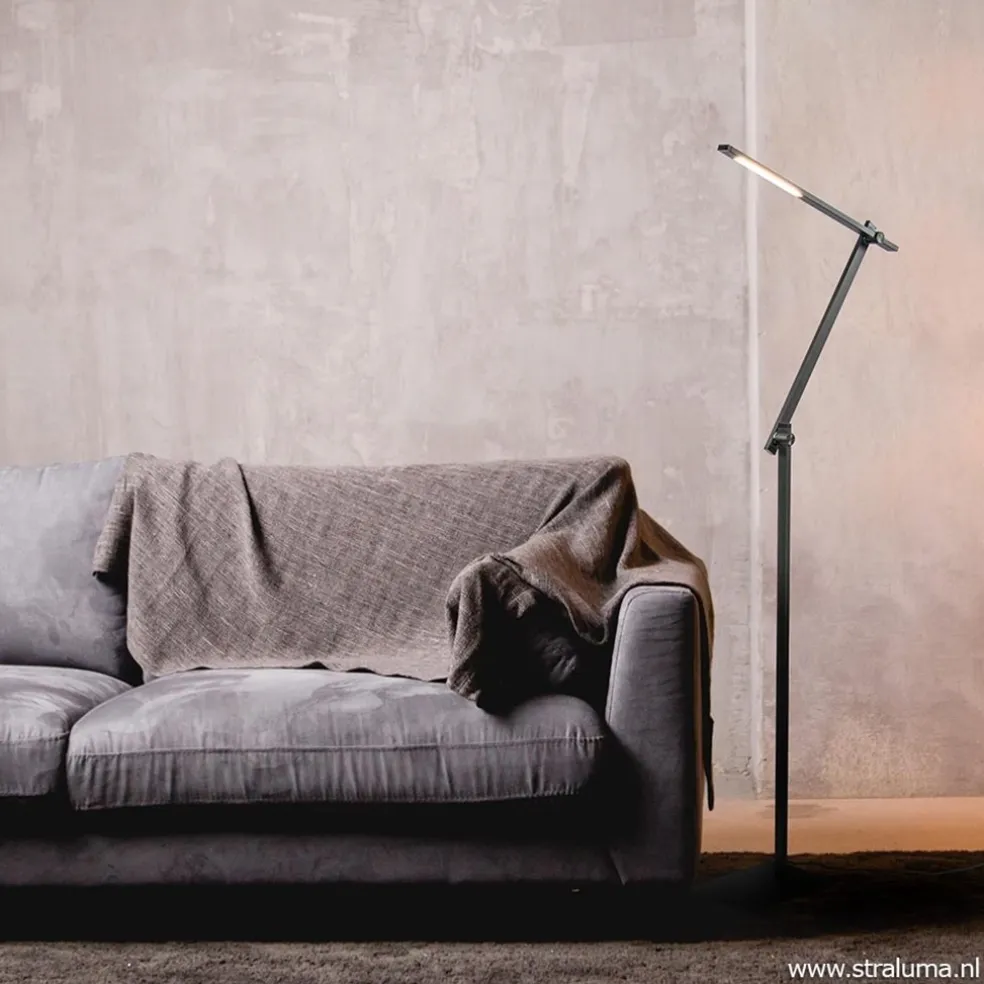 Moderne design vloer/leeslamp met dimbaar LED