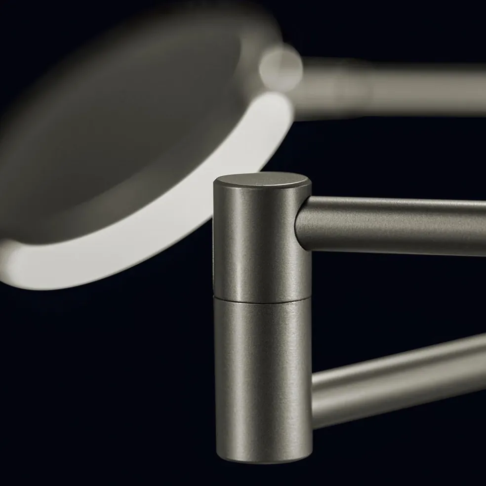 Moderne dubbele LED leeslamp antraciet