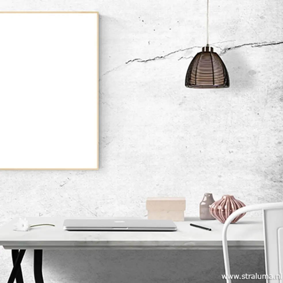 Moderne hanglamp zwart klein