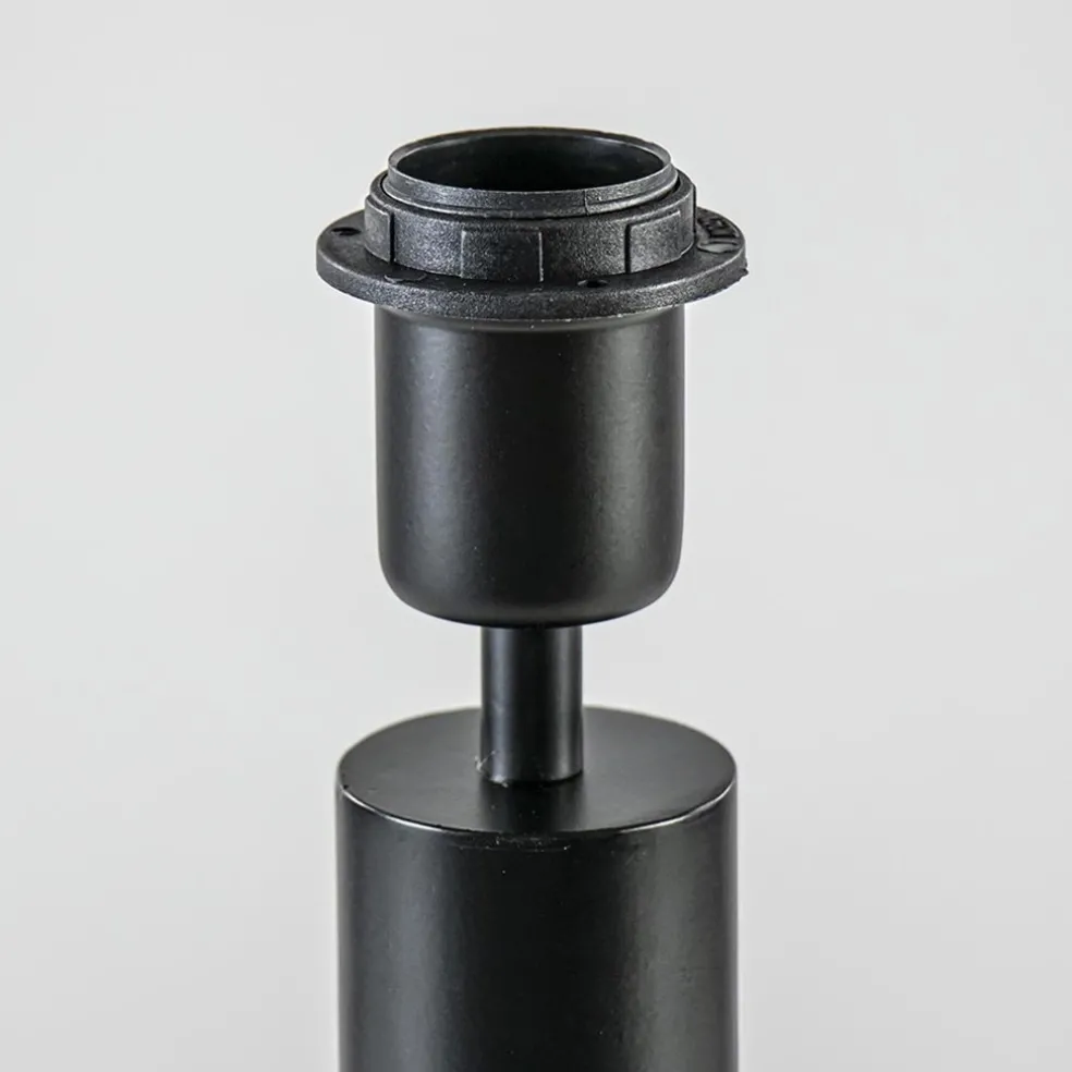 Moderne lampvoet cilinder mat zwart excl kap