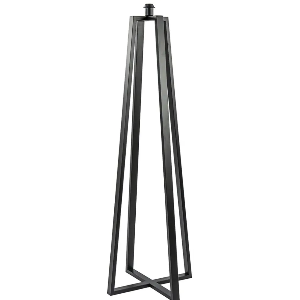 Moderne lampvoet mat zwart exclusief kap