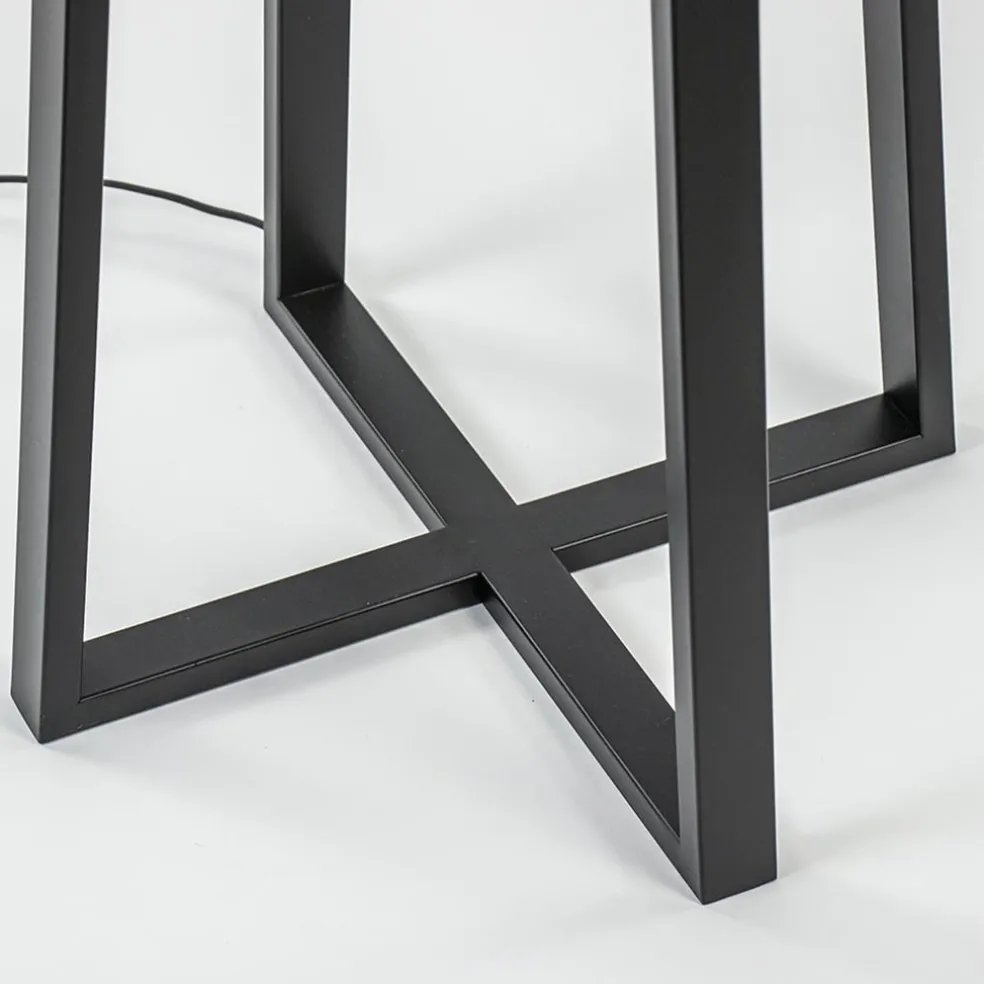 Moderne lampvoet mat zwart exclusief kap