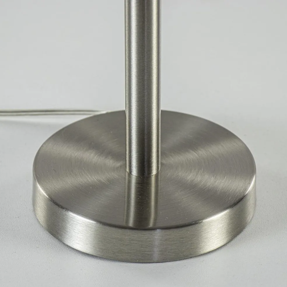 Moderne lampvoet Washington nikkel excl. kap