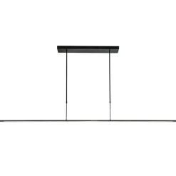 Moderne LED design hanglamp balk 200 cm zwart