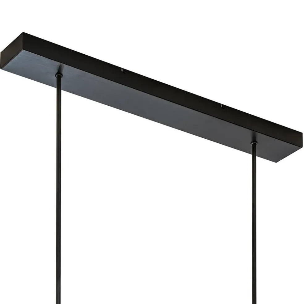 Moderne LED design hanglamp balk 200 cm zwart