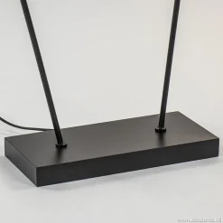 Moderne LED vloerlamp dimbaar mat zwart