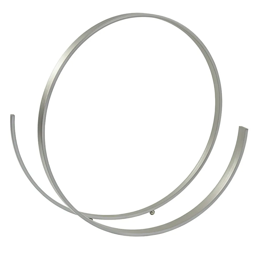 Moderne LED vloerlamp nikkel dimbaar