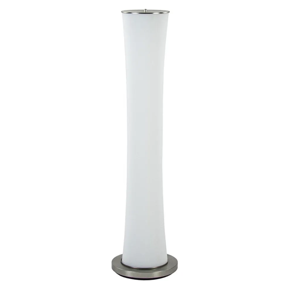 Moderne LED vloerlamp opaal glas met dim to warm