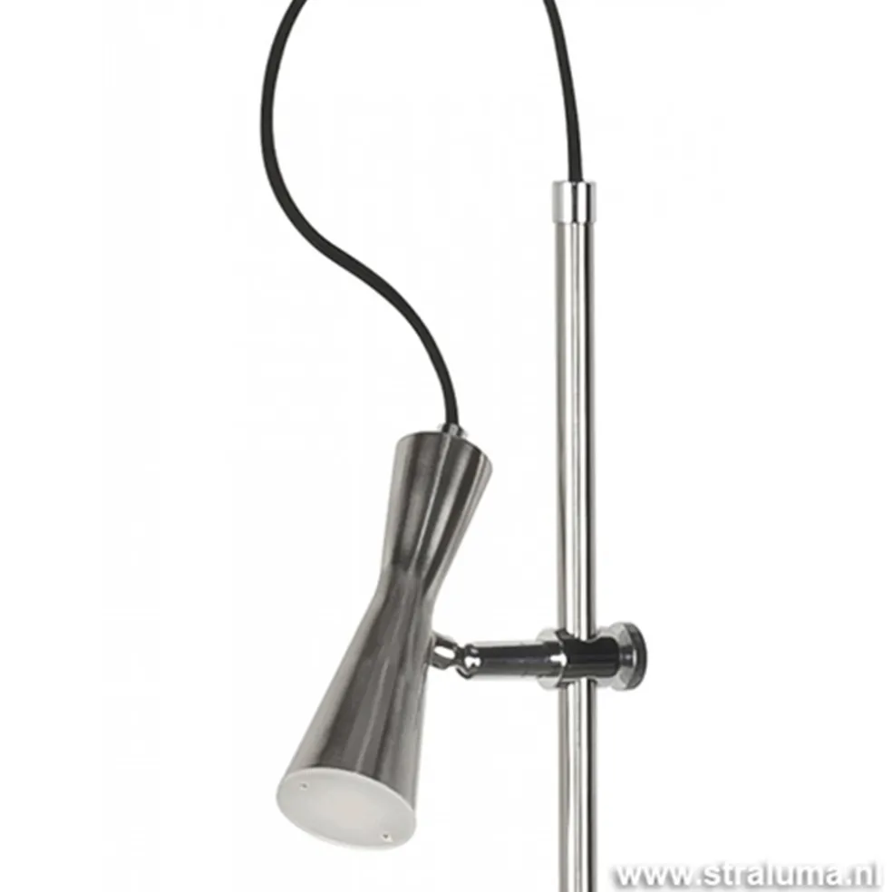 Moderne leeslamp staal LED dimbaar