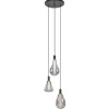 Moderne 3-lichts hanglamp zwart exclusief bronnen