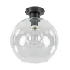 Moderne plafondlamp globe helder glas