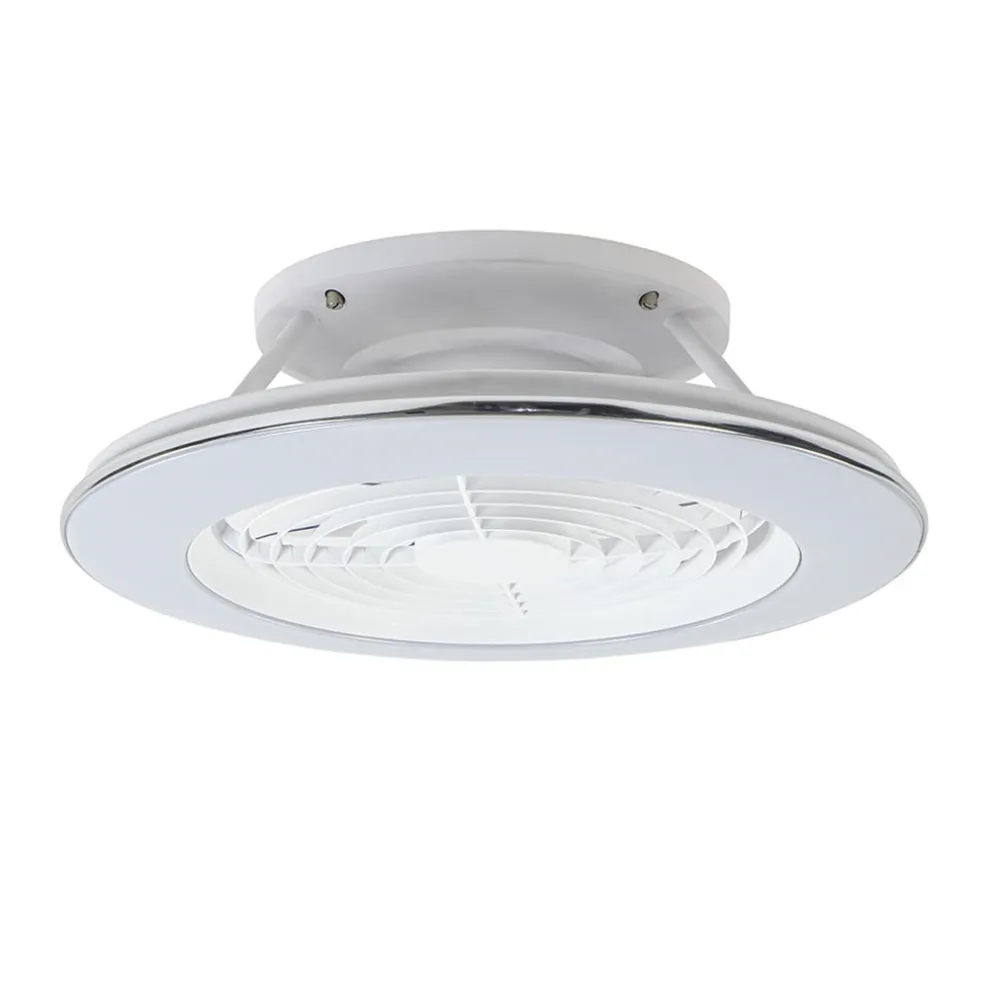 Moderne plafondventilator inclusief dimbaar LED klein