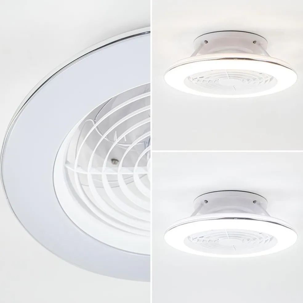 Moderne plafondventilator inclusief dimbaar LED klein