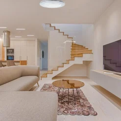 Moderne plafondventilator inclusief dimbaar LED klein