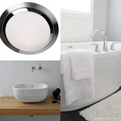 Moderne ronde plafonnière LED badkamer