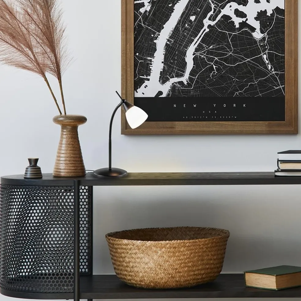 Moderne tafellamp Touchy zwart dimbaar