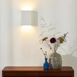 Moderne wandlamp hoogwaardig gips rechthoek