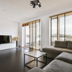 Opbouwspot 4-lichts vierkant zwart GU10