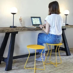 Oplaadbare buitenlamp tafel antraciet IP44