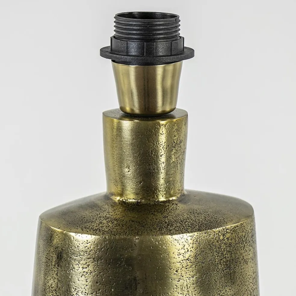 Ovale lampvoet Baloe antiek brons excl. kap