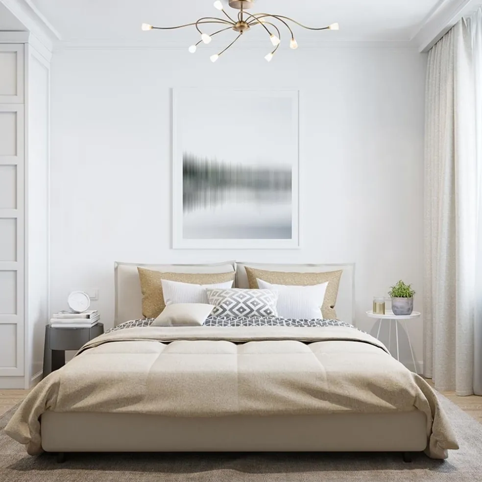 Ovale plafondlamp brons inclusief LED dim to warm