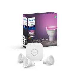 Philips Hue kit 3xgu10 color+ bridge