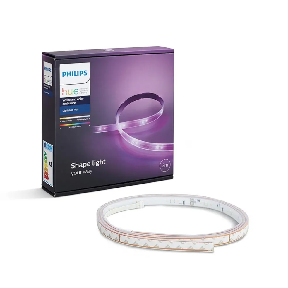 Philips Hue ledstrip rgbw 2mtr set+adapter