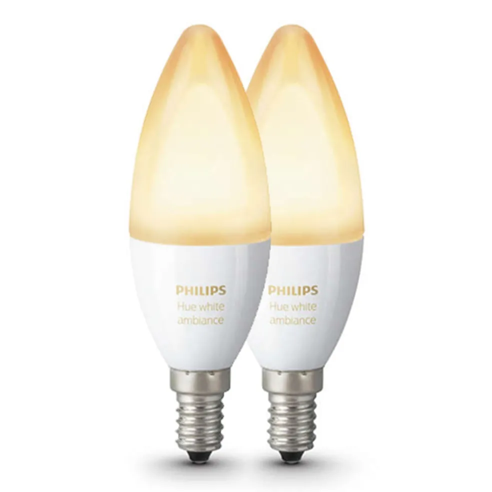 Philips Hue 4w e14 kaars 2-pack white ambiance