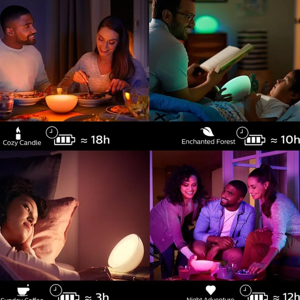 Philips Hue white and color ambiance go portable light met Bluetooth