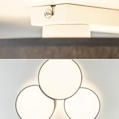 Plafondlamp 3 kappen grijs