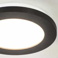 Plafondlamp Anne 17cm zwart 3-switchdim